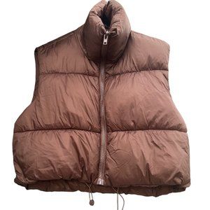 Women's Cropped Puffer Vest